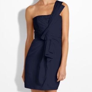BCBGMAXAZRIA Palais One Shoulder Cocktail Dress
